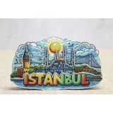 Vexor Ahşap İstanbul Temalı Magnet - Model 5