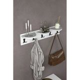 Vexor Askılık Duvar Elbise Askılığı Portmanto 80 Cm Beyaz