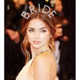 Vexor Bekarlığa Veda Kristal Taşlı Gümüş Bride Tacı