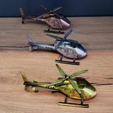 Vexor Dekoratif Metal Helikopter