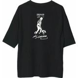 Vexor Erkek Kısa Kol Tişört Bisiklet Yaka Atatürk Baskılı T-Shirt - Siyah - M