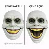 Vexor Hareketli Çene Mekanizmalı Yeşil Korku Maskesi