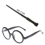 Vexor Harry Potter Asası Ve Siyah Çerçeveli Gözlük Seti