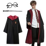 Vexor Harry Potter Gryffindor Kapşonlu Çocuk Kostüm Seti 9-10 Yaş