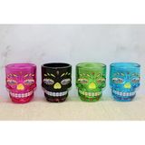 Vexor İstanbul Temalı Cam Kurukafa Shot Bardak Renkli