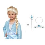 Vexor Karlar Ülkesi Frozen Elsa Kostüm Seti Çocuk Boy