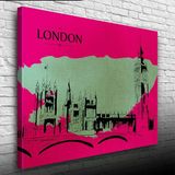 Vexor London , Londra Tarihi Yapılar Kanvas Tablo 50 X 70