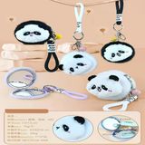 Vexor Sevimli Panda Tasarımlı Peluş Anahtarlıklı Ayna
