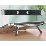 Vexor Siyah 2 Kademeli Katlanabilir Ve Yapışkanlı Laptop Standı