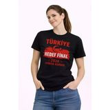Vexor Türkiye Baskılı Tişört Ay Yıldız 2026 Dünya Kupası Taraftar Forma T-Shirt - Siyah