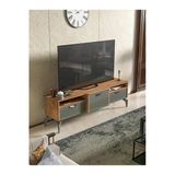 Vexor Tv Sehpası Tv Ünitesi 160 Cm Atlantik Çam Antrasit Mistral 5071
