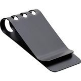 VEXORA GLOBAL Para Klipsi (Money Clip) – Nakit ve Kredi Kartı Için, Paslanmaz Çelik, Slim & Hafif, Minimalist Tasarım - Siyah