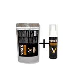 Vexx 100 gr Saç Tozu + 100 ml Sabitleyici Sprey Set - Açık Kahve
