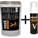 Vexx 50 Gr. Saç Tozu + 100 Ml. Sabitleyici Sprey Set orta-kahve