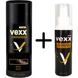 Vexx Maestro 50 gr Saç Tozu + 100 ml Sabitleyici Sprey Set - Siyah