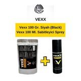 vexx maestro Vexx 100 Gr. Siyah Saç Tozu 100 Ml. Sabitleyici Sprey Set.
