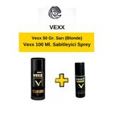 vexx maestro Vexx 50 Gr. Sarı Saç Tozu Topik 100 Ml. Sabitleyici Sprey