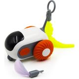Veyron Pet Veyronpet Uzaktan Kumandalı Robot Kedi Oyuncağı USB Şarjlı Hareketli Interaktif Akıllı Kedi Oyuncağı - Beyaz