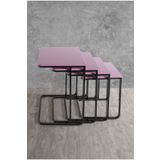 Veys Sehpa Statik Vegas Zigon Sehpa - - Pembe