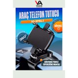 Vezir Aksesuar 360° Oynar Başlıklı Araç Gösterge Üstü Telefon Tutucu - Göz Hizasında Güvenli Sürüş