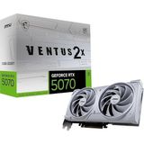 VGA Geforce Rtx 5070 12G Ventus 2x Oc Whıte RTX5070 12GB Gdrr7 192B DX12 Pcıe 5.0 X16 (3xdp 1xhdmı)