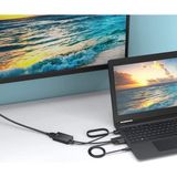VGA & HDMI LED Tv/monitör Hdtv Projektör Dönüştürücü VGA Input HDMI Output Çevirici 1080P 60Hz - Siyah