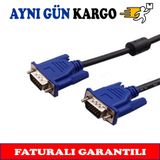 VGA KABLOSU EKRAN LCD MONİTÖR BAĞLANTI KABLOSU