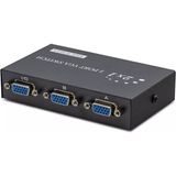 Vga Switch 54 Mhz 2 Giriş 1 Çikiş Butonlu Geçiş 2 Port Hdx1280