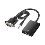 VGA to HDMI Çevirici Adaptör 3.5 Mm Ses Girişli (HDMI Çıkışı Vga ya dönüştürmez)