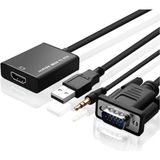 VGA To HDMI Çevirici Dönüştürücü Adaptör Kablo Ucu Çevirici