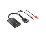 Vga To Hdmi Cevirici Donusturucu Kablo Goruntu Ve Ses Cevirici - Full Hd 1080P