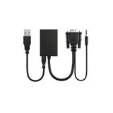 Vga To Hdmi Cevirici Kablo Ses Cikisli Vga Disi Hdmi Erkek