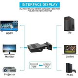 VGA To HDMI Dönüştürücü Çevirici Kablo Adaptör Görüntü Ses Destekli