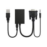 Vga To Hdmi Dönüştürücü Kablo Görüntü Ve Ses Çevirici BST-20 (242282549)