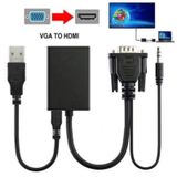 Vga To Hdmi Kablo Dönüştürücü Görüntü Ve Ses Çevirici 4310P Adapt