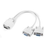 VGA Y Kablo Çoğaltıcı Çoklayıcı Splitter Hub