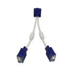 VGA Y Kablo Çoklayıcı Switch Splitter Kablosu Çoklu Monitör TV için