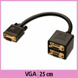 VGA Y Kablo VGA Çoklayıcı Çoğaltıcı Splitter Dağıtıcı Altın Uçlu