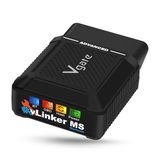 Vgate vLinker MS Bluetooth OBD2 Araç Tarama Cihazı iPhone/iOS, Android ve Windows için, Çoklu CAN Protokollerini Destekler (GMLAN, MS CAN, CH CAN, LS CAN)