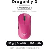 Vgn Dragonfly 3 Master Plus Dual 8k Ultra Hafif Kablosuz Oyuncu Mouse - Pembe