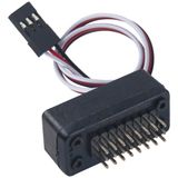 Vgoohobby RC Araba CH3 Genişletici CH3 Kontrol Anahtarı 8 Bağlantı Noktalı Göbek Üçüncü Kanal Anahtarı 1/8 1/10 1/16 RC Araba Led Vinç Çatı Led Işık ile Uyumlu