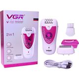 Vgr Epilasyon Aleti Vgr Voyager 2 In 1 - Pembe - Beyaz