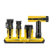 VGR V-285 S4 Professional 4'ü 1 Arada Erkek Bakım Seti – Saç Sakal Kesme & Çizim Makinesi, Folyo Shaver ve 110.000 RPM BLDC Fön Makinesi (DLC Seramik Bıçak, Şarj Standlı Berber Combo Set)