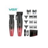 Vgr V-640 Saç Ve Sakal Kesim Makinası 2 Li Set Berber Kuaför Salonu Makinası