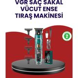 Vgr V695 Şarjlı Profesyonel Erkek Saç Sakal Tıraş Makinesi Ipx7 Su Geçirmez