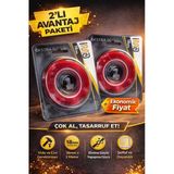 Vhb Akrilik Silikon Bant 18Mm X 2 Metre Şeffaf Çift Taraflı Güçlü Yapıştırıcı Bant 2 Adet