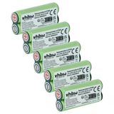 Vhbw 5X Pil, Philips 6885Xl, 6865Xl, 6867Xl, 6848Xl, 6863Xl, 6829Xl, 6886Xl Tıraş Makinesiyle Uyumludur (800 Mah, 2,4 V, Nimh)
