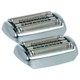 Vhbw Elektrikli Tıraş Makineleri İçin Braun 92S İçin 2X Tıraş Başlıklarının Değiştirilmesi, Gümüş