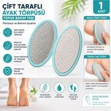 Vi Caro 1 Adet Çift Taraflı Ayak Törpüsü Topuk Nasır Temizleyici Ponza Taşı Pedikür Bakım Aparatı
