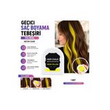Vi Caro 1 Adet Neon Sarı Geçici Saç Boyama Tebeşiri Tekli Hair Chalk Yıkanabilir Saç Renklendirici